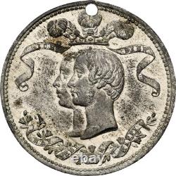 UK 1863 Edward & Alexandra Royal Wedding Medal NGC MS64 VERY RARE