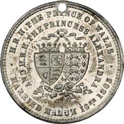 UK 1863 Edward & Alexandra Royal Wedding Medal NGC MS64 VERY RARE