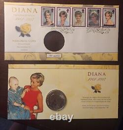 UK 1999 Princess Diana Royal Mint Commemorative Coin. Very Rare. Immaculate