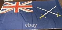 UK BRITISH ROYAL ARMY SERVICE CORPS (RASC) ENSIGN FLAG 3'x6' VERY RARE USED COND