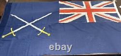 UK BRITISH ROYAL ARMY SERVICE CORPS (RASC) ENSIGN FLAG 3'x6' VERY RARE USED COND