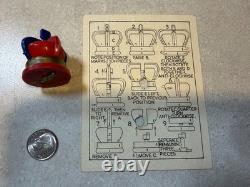 UK Bell Royal Crown Keychain Puzzle (Very Rare) Made in England 1950's