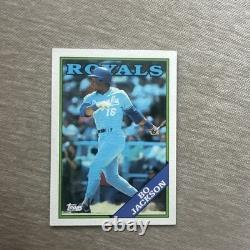 ULTRA RARE Bo Jackson Royals 1988 Topps #750 Error Card. Misprint & Misaligned
