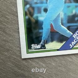 ULTRA RARE Bo Jackson Royals 1988 Topps #750 Error Card. Misprint & Misaligned