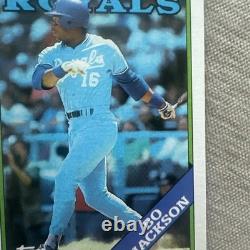 ULTRA RARE Bo Jackson Royals 1988 Topps #750 Error Card. Misprint & Misaligned