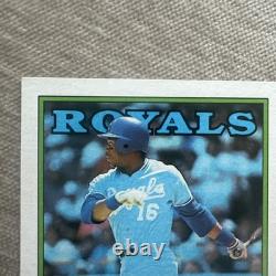 ULTRA RARE Bo Jackson Royals 1988 Topps #750 Error Card. Misprint & Misaligned