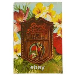 UNITED AIR LINES Hawaii Royal Hawaiian Store Signboard Retro Very Rare Used JP