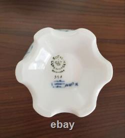 Unused Royal Copenhagen Full Lace Pot Sugar Creamer With Face Very Rare Item