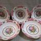 Used Royal Albert Lady Carlyle Salad Bowl 5 Pieces Set Pink Color Very Rare
