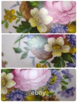 Used Royal Albert Lady Carlyle Salad Bowl 5 Pieces Set Pink Color Very Rare