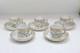 Used Royal Copenhagen Flora Danica Cup And Saucer Set Of 5 Very Rare Item