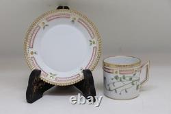 Used Royal Copenhagen Flora Danica Cup And Saucer Set Of 5 Very Rare Item