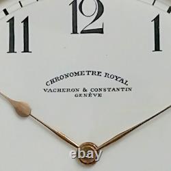 VACHERON CONSTANTIN Chronometre Royal, Solid Gold 18k, 1912, Perfect, Very Rare