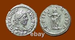 VC108 Geta Denarius. VERY RARE Occurrence of Janus on an Imperial Type. Sharp VF