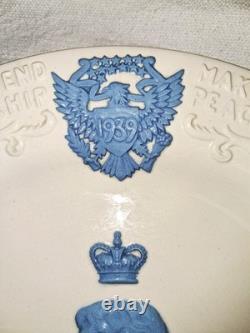 VERY RARE #1 of 3,000 Collector Plates Queen Elizabeth & King George VI -1939