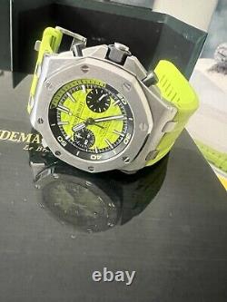 VERY RARE 1 of 50 Audemars Piguet Royal Oak Offshore Diver Chronograph in Green