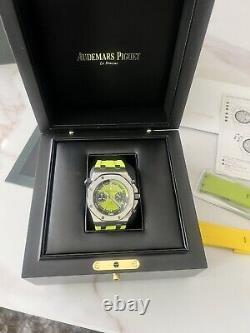 VERY RARE 1 of 50 Audemars Piguet Royal Oak Offshore Diver Chronograph in Green