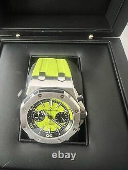 VERY RARE 1 of 50 Audemars Piguet Royal Oak Offshore Diver Chronograph in Green