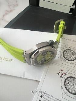 VERY RARE 1 of 50 Audemars Piguet Royal Oak Offshore Diver Chronograph in Green