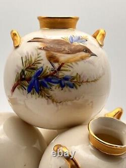 VERY RARE 1875 Quad-Triple Vase by Royal Worcester 6x6 Appraised 12/22 for 1100