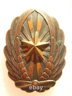VERY RARE! 1920-1945 years Imperial Japan Army Officer Pilot Badge in bronze