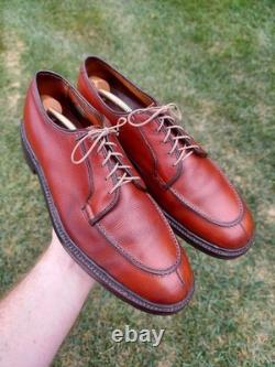 VERY RARE 1958 Florsheim Imperial 93604 Brown Calf Raised Lake NST Shoe 8.5 C