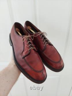 VERY RARE 1958 Florsheim Imperial 93604 Brown Calf Raised Lake NST Shoe 8.5 C