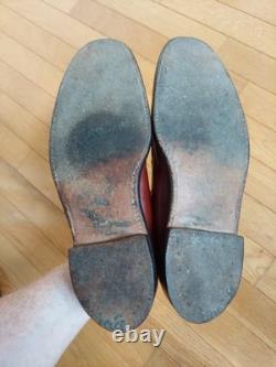 VERY RARE 1958 Florsheim Imperial 93604 Brown Calf Raised Lake NST Shoe 8.5 C