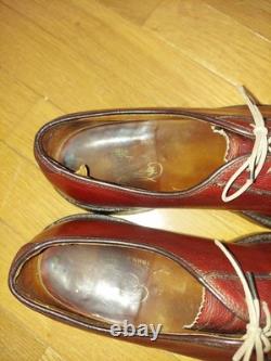 VERY RARE 1958 Florsheim Imperial 93604 Brown Calf Raised Lake NST Shoe 8.5 C