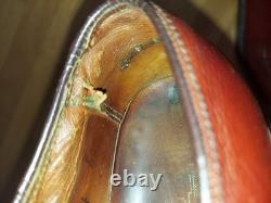 VERY RARE 1958 Florsheim Imperial 93604 Brown Calf Raised Lake NST Shoe 8.5 C