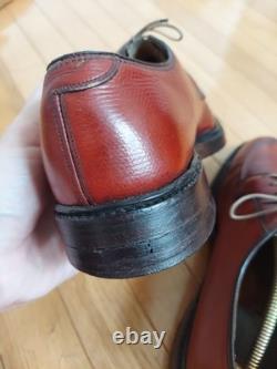 VERY RARE 1958 Florsheim Imperial 93604 Brown Calf Raised Lake NST Shoe 8.5 C