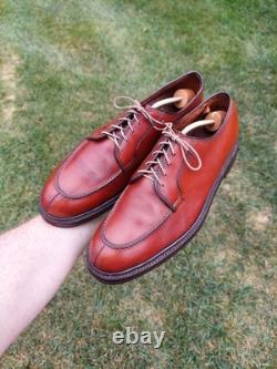 VERY RARE 1958 Florsheim Imperial 93604 Brown Calf Raised Lake NST Shoe 8.5 C