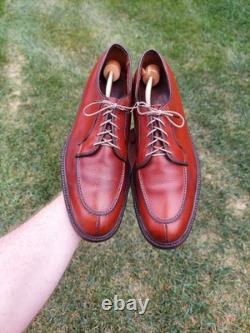 VERY RARE 1958 Florsheim Imperial 93604 Brown Calf Raised Lake NST Shoe 8.5 C