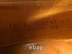 VERY RARE 1960s FLORSHEIM IMPERIAL 11E FOREST GREEN LONGWING 93633 V-CLEAT VTG