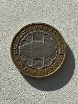 VERY RARE £2 Minting Errors Rugby World Cup, 1999, GBP, Royal Collection