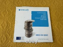 VERY RARE 2007 Royal Mint UK BUNC Coin Set in unique BARCLAYS BANK Packaging
