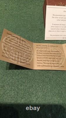 VERY RARE 2008 Australia Rat Proof 1/10oz Gold Coin, Royal AU Mint, 2500 Max