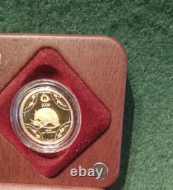 VERY RARE 2008 Australia Rat Proof 1/10oz Gold Coin, Royal AU Mint, 2500 Max