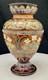 VERY RARE ANTIQUE UK DOULTON LAMBETH BERTHA EVANS STONEWARE VASE 6.7 1879 vg