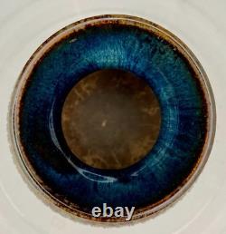 VERY RARE ANTIQUE UK DOULTON LAMBETH BERTHA EVANS STONEWARE VASE 6.7 1879 vg