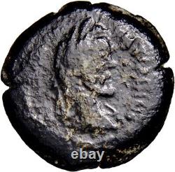 VERY RARE Alexandria Antoninus Pius 138AD Diobol Crouching Harpocrate Roman Coin