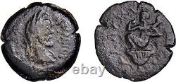 VERY RARE Alexandria Antoninus Pius 138AD Diobol Crouching Harpocrate Roman Coin