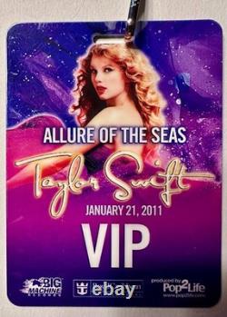 VERY RARE Allure Of The Seas Taylor Swift VIP Lanyard Royal Caribbean 2011