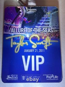 VERY RARE Allure Of The Seas Taylor Swift VIP Lanyard Royal Caribbean 2011