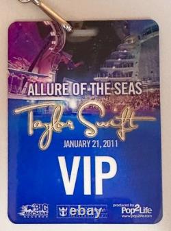 VERY RARE Allure Of The Seas Taylor Swift VIP Lanyard Royal Caribbean 2011