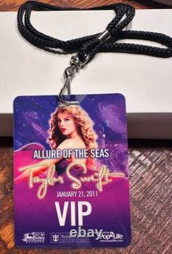 VERY RARE Allure Of The Seas Taylor Swift VIP Lanyard Royal Caribbean 2011
