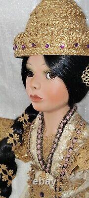 VERY RARE. Artist Doll ROYAL DANCER By Pat Loveless 26 Porcelain Doll. BOX/MINT