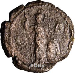 VERY RARE Authentic Ancient Roman Coin Alexandria Gordian I Mars Tetradrachm COA