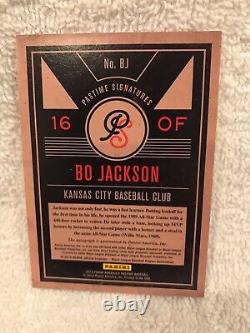 VERY RARE Bo Jackson 2013 Panini Auto'd Card of 25, Kansas City Royals, MINT