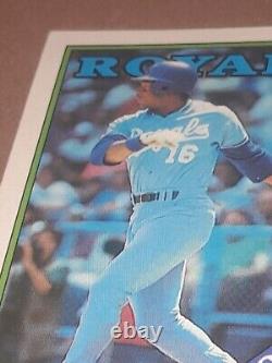 VERY RARE Bo Jackson Royals 1988 Topps #750 Error Card. Misprint & Misaligned